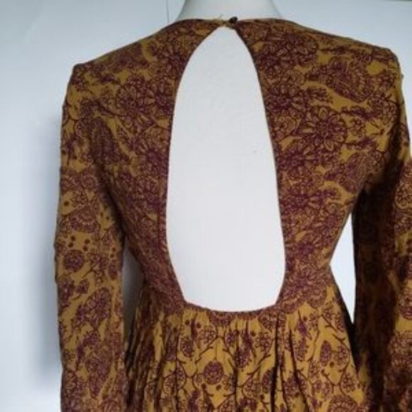 Ecote | Gold/Purple Backless Dress Sz S - Picture 9 of 10